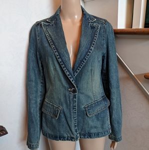 Denim blazer